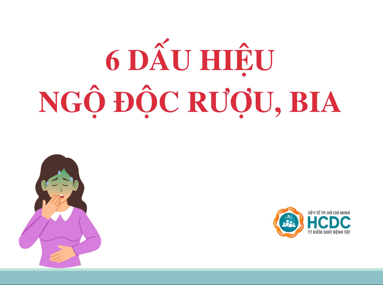 06 dấu hiệu ngộ độc rượu, bia