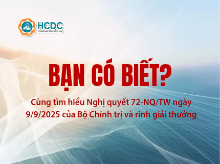 Bạn có biết - Một trong những mục tiêu của Nghị quyết 72-NQ/TW