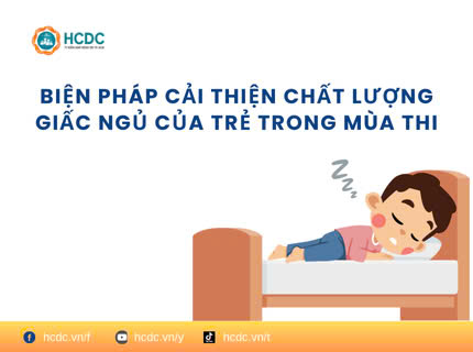Biện pháp cải thiện chất lượng giấc ngủ của trẻ trong mùa thi