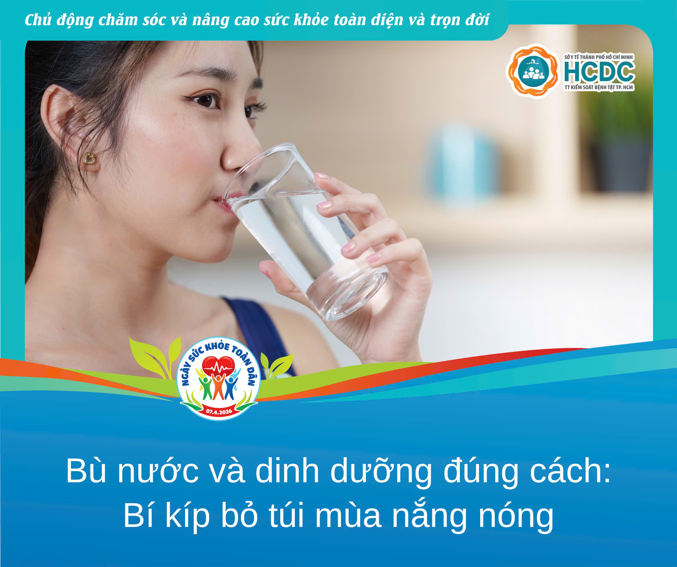Bù nước và dinh dưỡng đúng cách: Bí kíp bỏ túi mùa nắng nóng