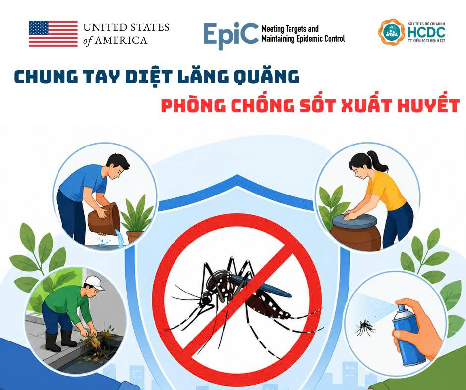 Chung tay diệt lăng quăng, phòng chống sốt xuất huyết