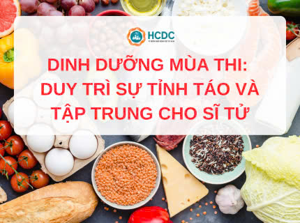 Dinh dưỡng mùa thi: Duy trì sự tỉnh táo và tập trung cho sĩ tử