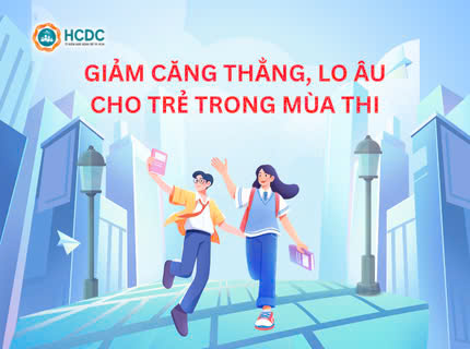 Giảm căng thẳng, lo âu cho trẻ trong mùa thi