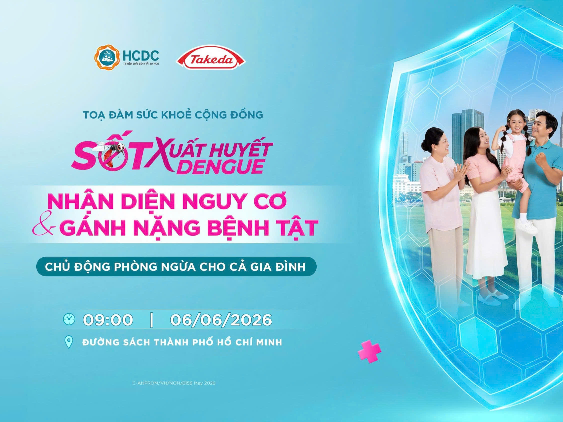 HCDC: Tổ chức tọa đàm sức khỏe cộng đồng chủ động phòng ngừa bệnh sốt xuất huyết Dengue 