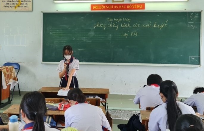 Học sinh là chiến sỹ trên mặt trận truyền thông phòng, chống dịch