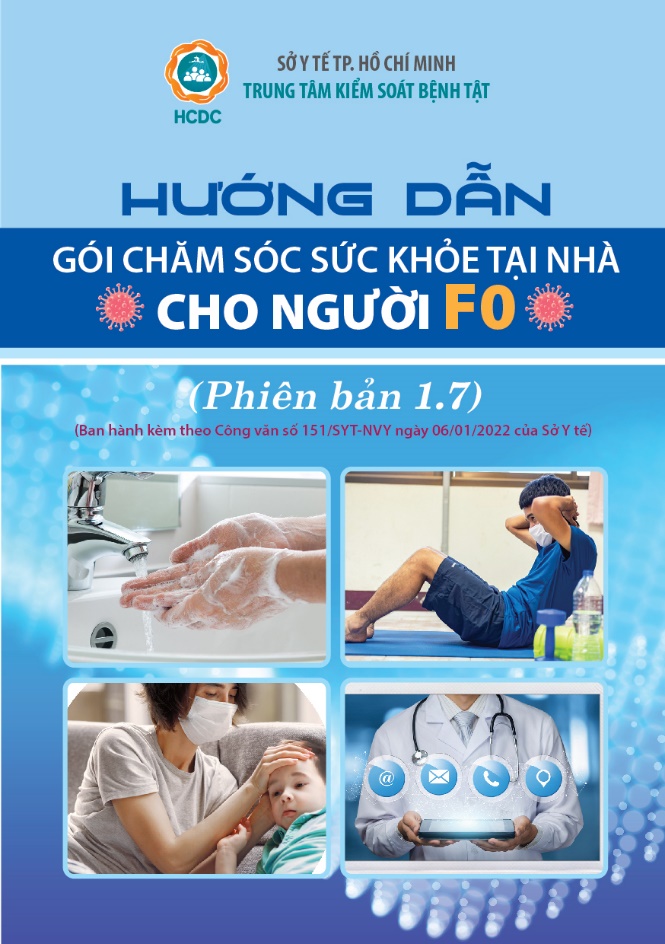 Hướng dẫn gói chăm sóc sức khỏe tại nhà cho người F0 (phiên bản 1.7)