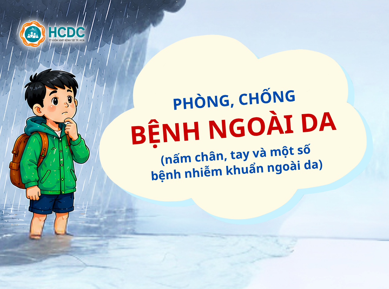 Infographic: Phòng, chống bệnh ngoài da