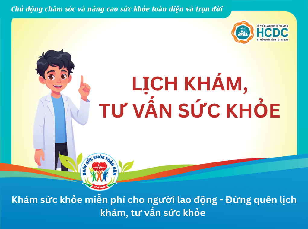 Khám sức khỏe miễn phí cho người lao động – Đừng quên lịch khám, tư vấn sức khỏe
