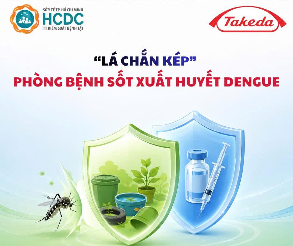 “Lá chắn kép” phòng bệnh sốt xuất huyết Dengue