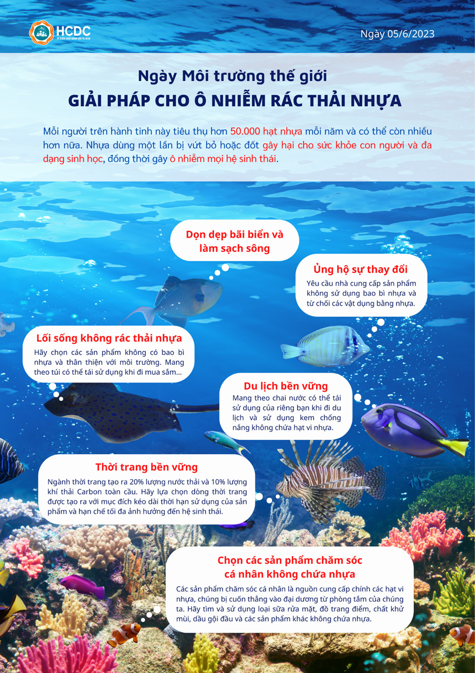 Ngày Môi trường thế giới năm 2023: Giải pháp cho ô nhiễm rác thải nhựa