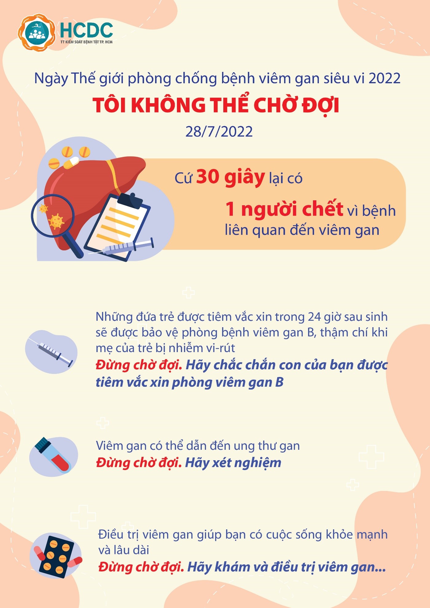 Ngày Thế giới phòng chống bệnh viêm gan siêu vi 2022: Tôi không thể chờ đợi