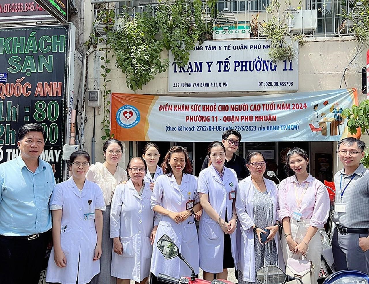 Phường 11, Quận Phú Nhuận: 311 người cao tuổi được khám sức khỏe, phát hiện 132 ca tăng huyết áp, 51 ca đái tháo đường