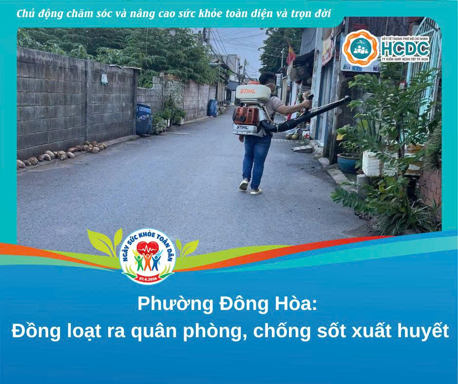 Phường Đông Hòa: Đồng loạt ra quân phòng, chống sốt xuất huyết