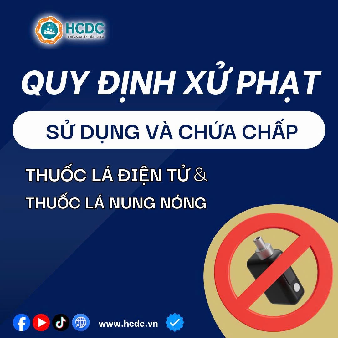 Quy định xử phạt sử dụng và chứa chấp thuốc lá điện tử, thuốc lá nung nóng theo Nghị định số 371/2025/NĐ-CP ngày 31 tháng 12 năm 2025