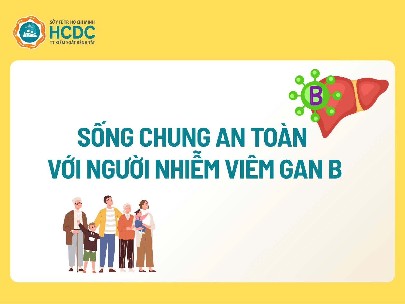 Sống chung an toàn với người nhiễm viêm gan B