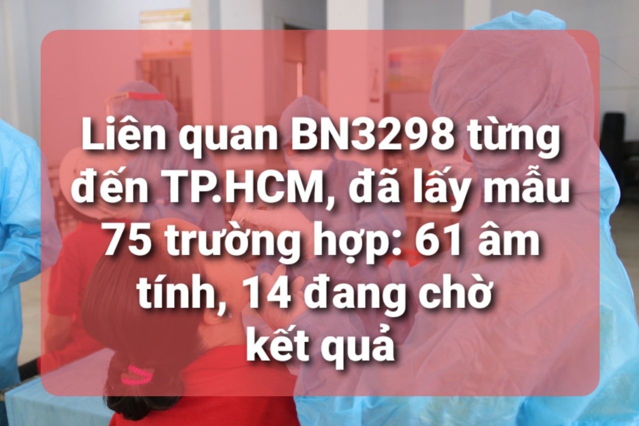 Thông tin về dịch bệnh COVID-19 tại TP.HCM (cập nhật 7g ngày 11/5/2021)