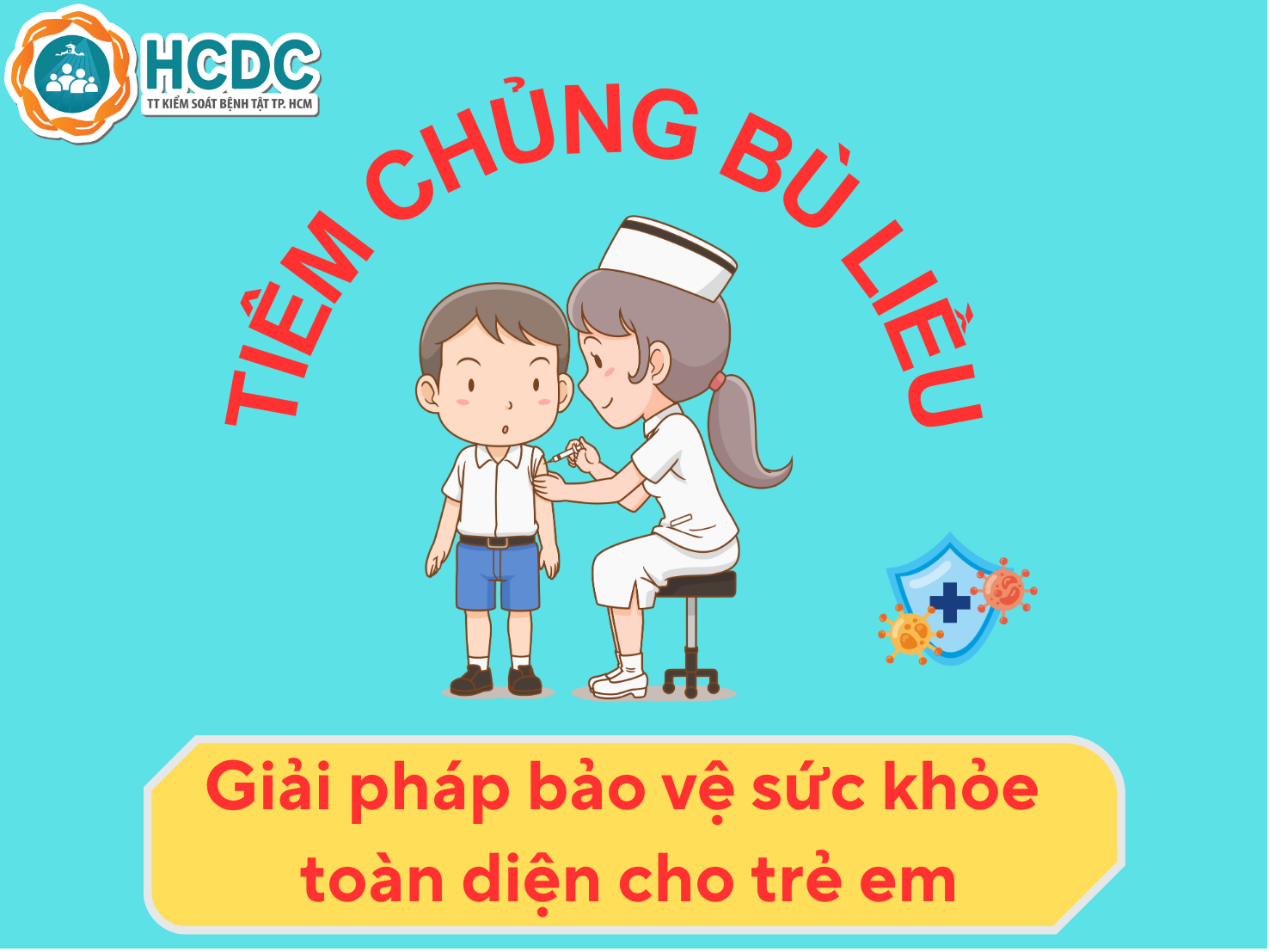 Tiêm chủng bù liều - Giải pháp bảo vệ sức khỏe toàn diện cho trẻ em