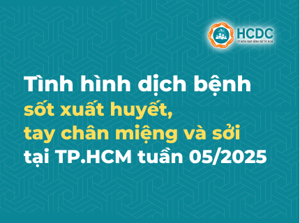 Tình hình dịch bệnh sốt xuất huyết, tay chân miệng và sởi tại TP. Hồ Chí Minh tính đến tuần 5/2025