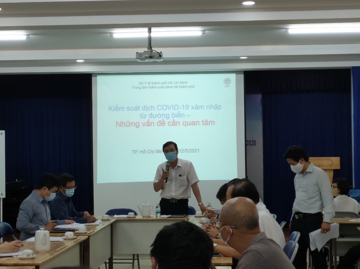 TP.HCM: Họp về công tác phòng, chống dịch bệnh COVID-19 tại Cảng biển