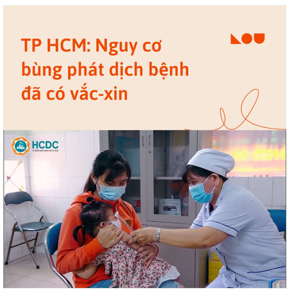 TPHCM: tiến độ tiêm chủng mở rộng chưa đạt chỉ tiêu 95%