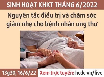Trung tâm kiểm soát bệnh tật tổ chức chương trình sinh hoạt khoa học kỹ thuật, chuyên đề “Nguyên tắc điều trị và chăm sóc giảm nhẹ cho bệnh nhân ung thư”