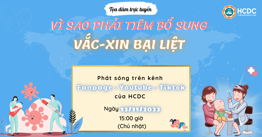 Vì sao phải tiêm bổ sung vắc-xin bại liệt?