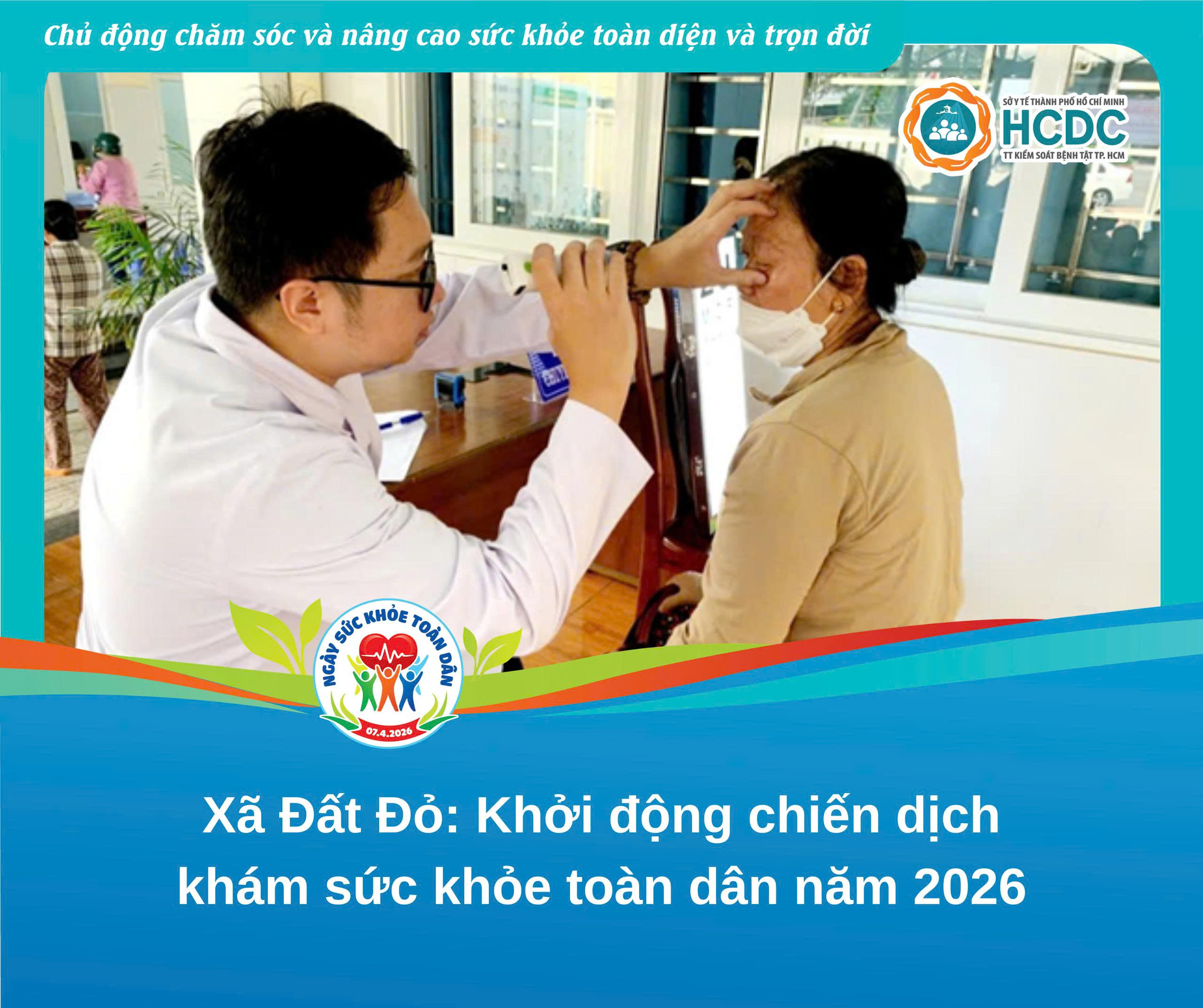 Xã Đất Đỏ: Khởi động chiến dịch khám sức khỏe toàn dân năm 2026