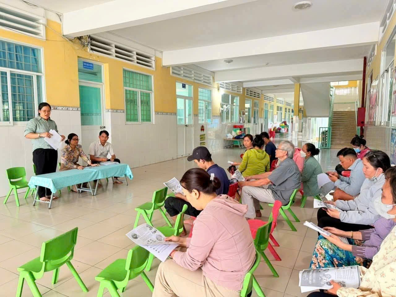 Xã Thái Mỹ: Tập huấn phòng bệnh tay chân miệng cho phụ huynh