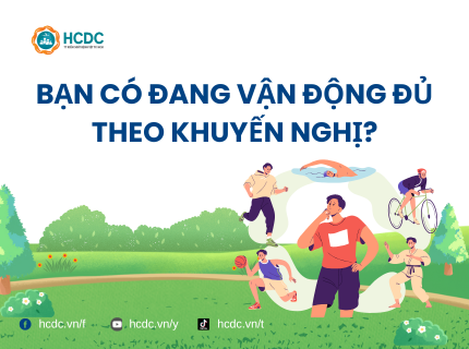 Bạn có đang vận động đủ theo khuyến nghị?