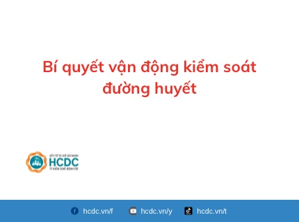 Bí quyết vận động kiểm soát đường huyết