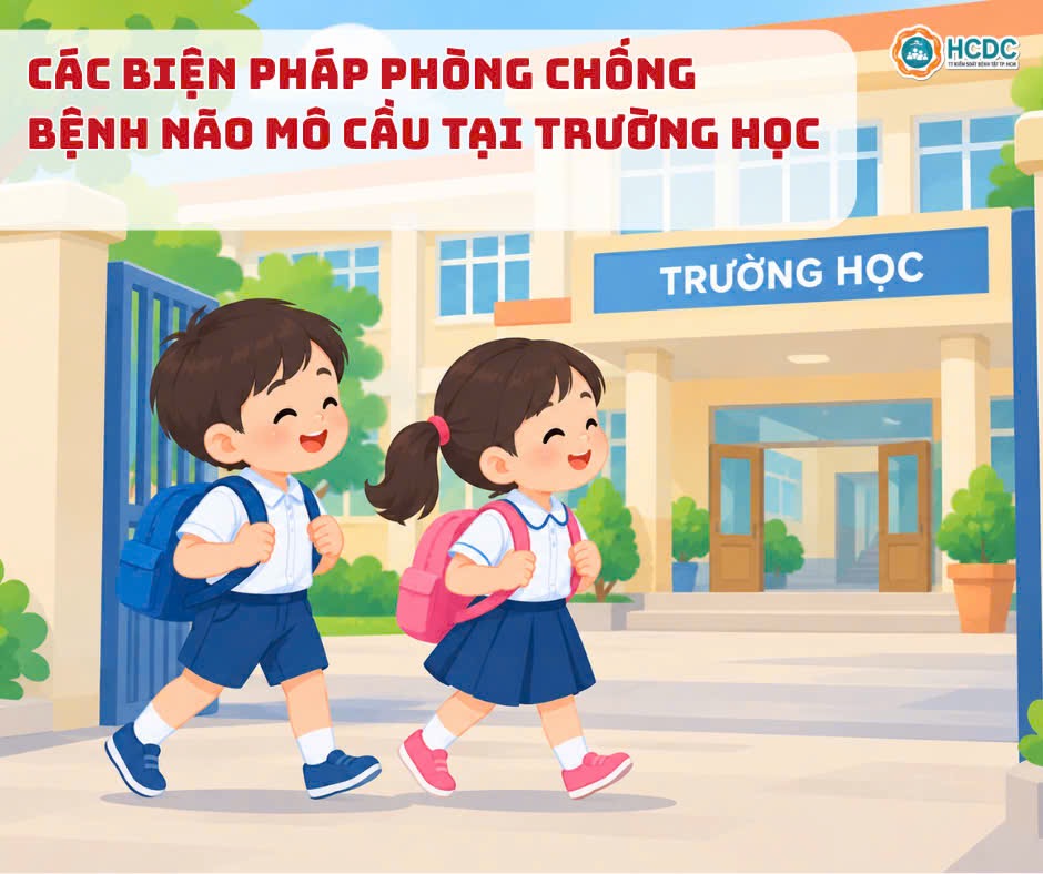 Các biện pháp phòng chống bệnh não mô cầu tại trường học