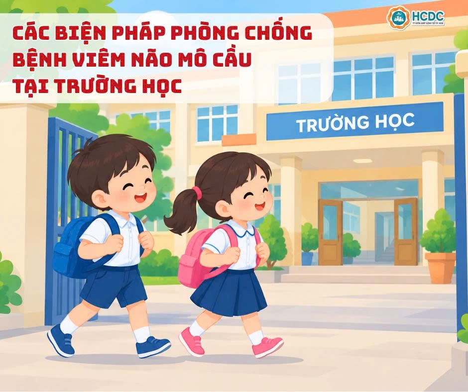 Các biện pháp phòng chống bệnh viêm não mô cầu tại trường học