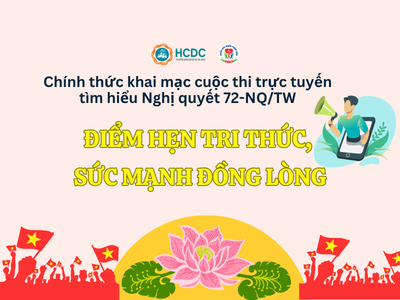 Chính thức khai mạc cuộc thi trực tuyến tìm hiểu Nghị quyết 72-NQ/TW: Điểm hẹn tri thức, sức mạnh đồng lòng