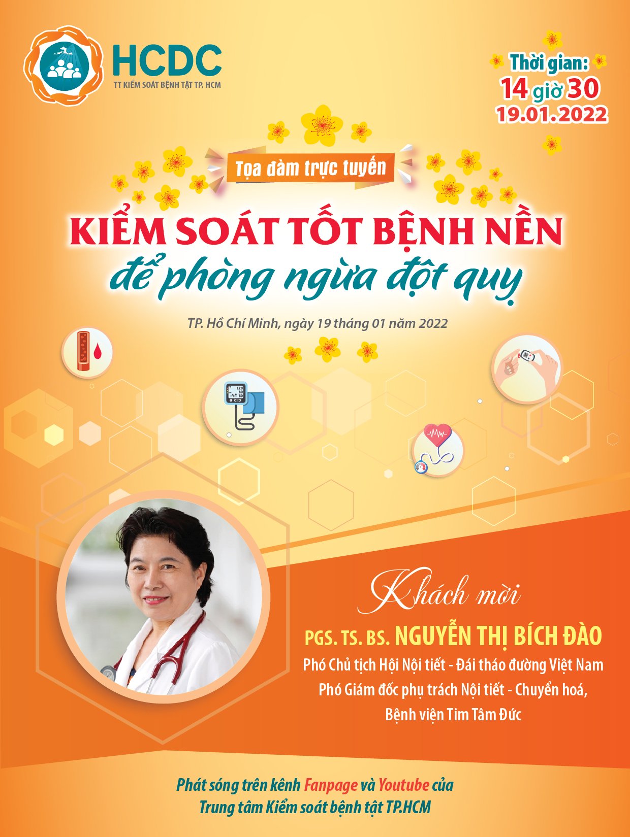 Đái tháo đường và nguy cơ đột quỵ!