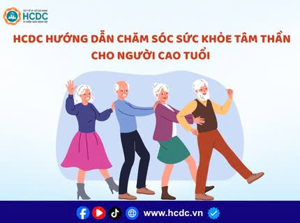 HCDC hướng dẫn chăm sóc sức khỏe tâm thần cho người cao tuổi 
