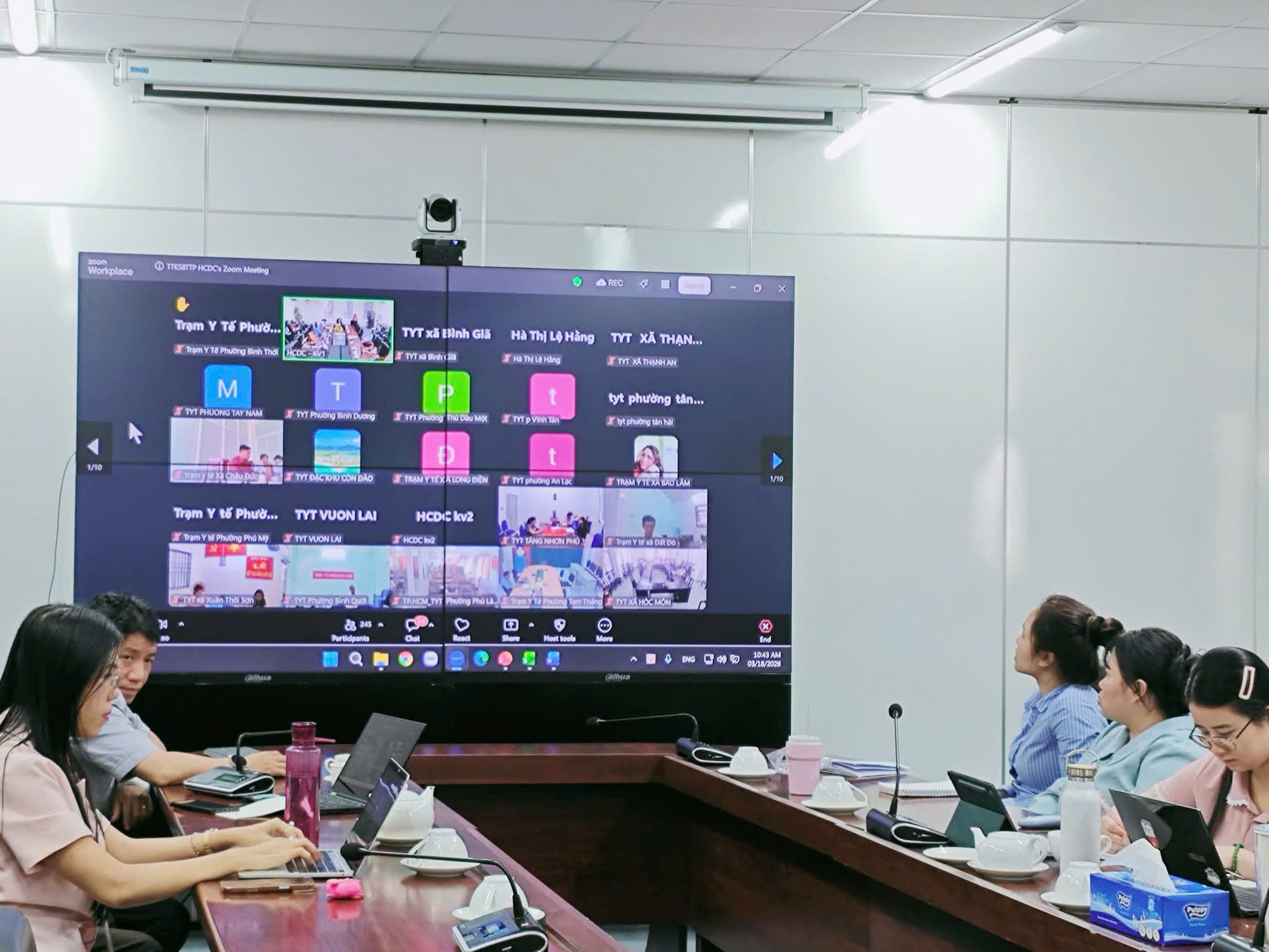 HCDC: Tập huấn triển khai mạng lưới cộng tác viên sức khỏe cộng đồng và Đội phun hóa chất phòng, chống dịch bệnh sốt xuất huyết