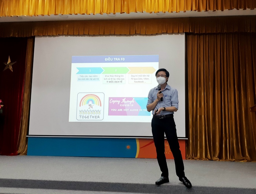 Hướng dẫn truy vết cho sinh viên tham gia hỗ trợ công tác phòng chống dịch COVID-19