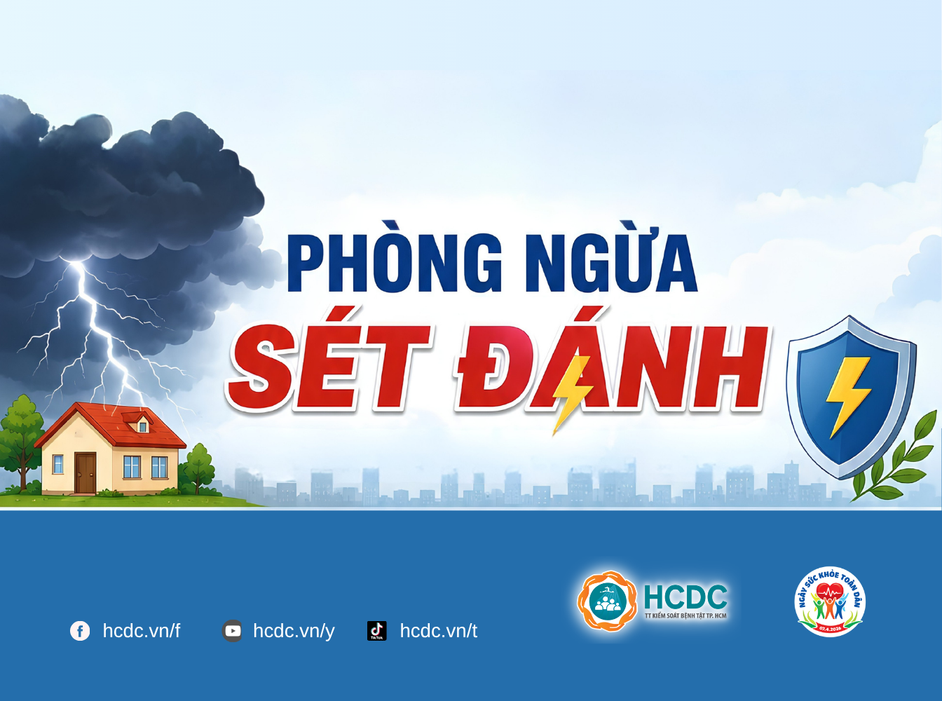 Infographic: Phòng ngừa sét đánh