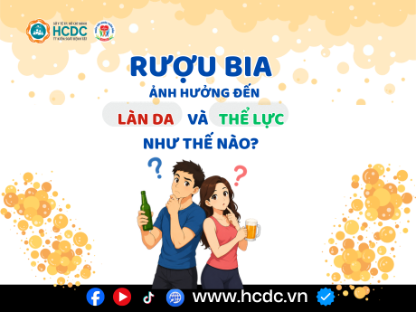 [Infographịc} Rượu bia ảnh hưởng đến làn da và thể lực như thế nào?