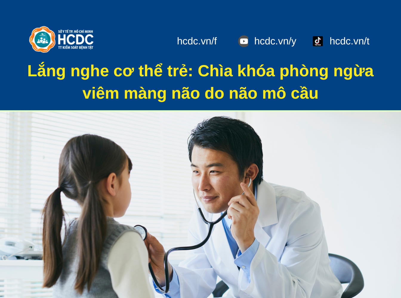 Lắng nghe cơ thể trẻ: Chìa khóa phòng ngừa viêmmàng não do não mô cầu