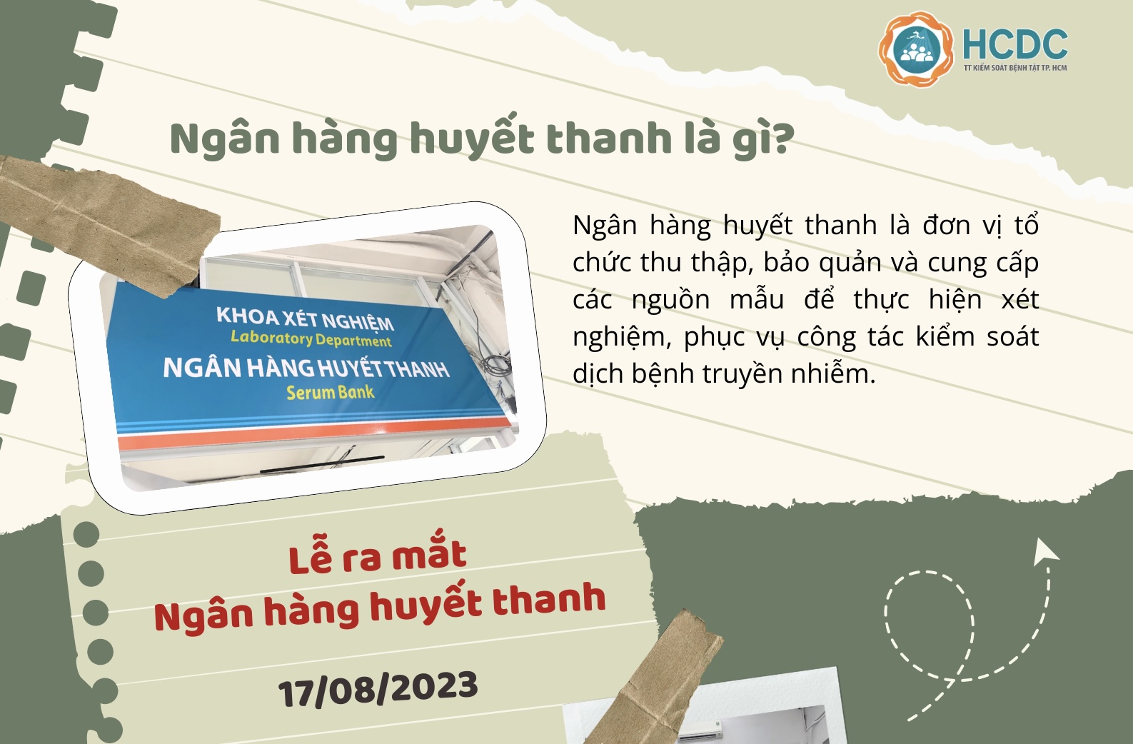 Ngân hàng huyết thanh là gì?