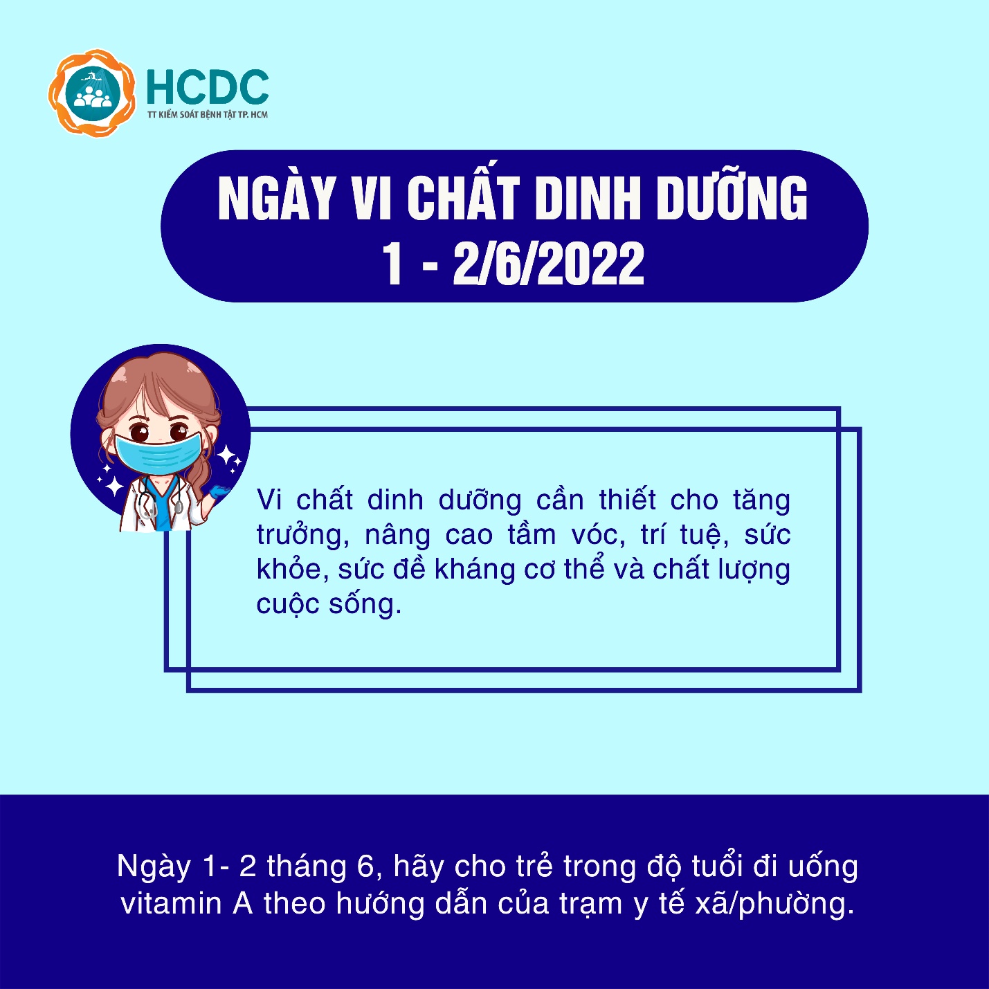 Ngày Vi chất dinh dưỡng (1 - 2/6/2022)
