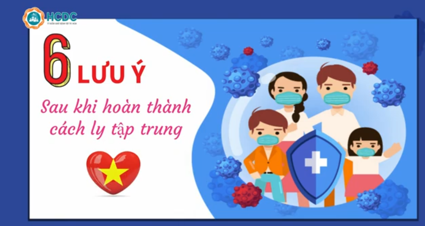 Những lưu ý sau khi hoàn thành việc cách ly tập trung