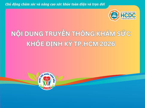 NỘI DUNG TRUYỀN THÔNG KHÁM SỨC KHỎE ĐỊNH KỲ NĂM 2026