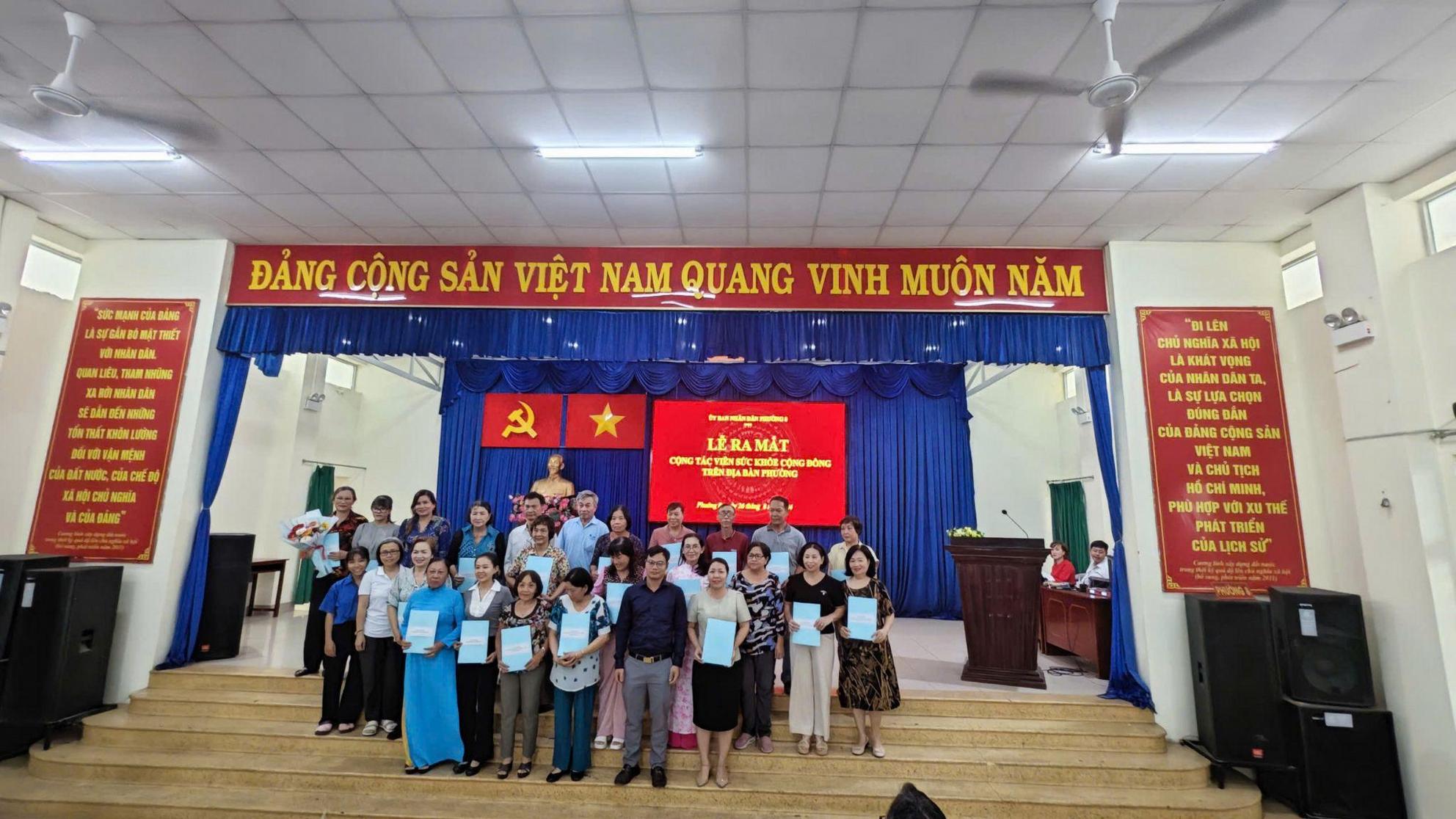 Phường 8, quận Gò Vấp: cộng tác viên sức khỏe cộng đồng chính thức đi vào hoạt động