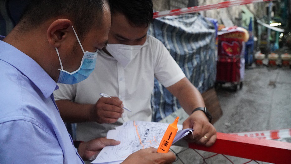 Quận 1: Thêm 4 ca nhiễm SARS-CoV-2 tại khu phong tỏa hẻm 120 Trần Hưng Đạo