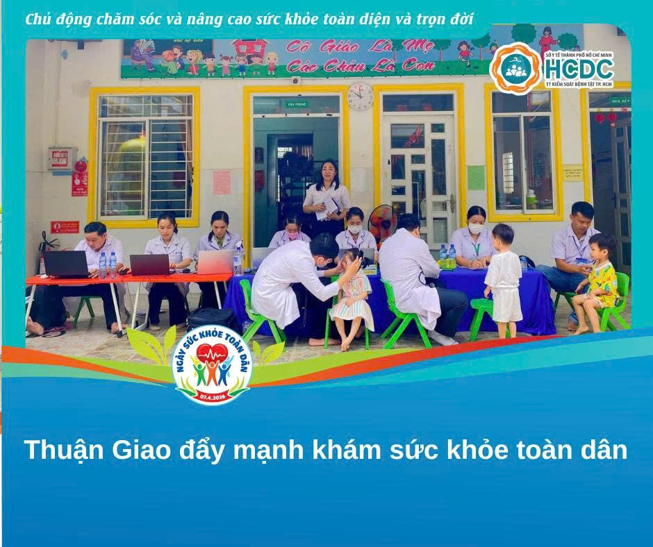 Thuận Giao đẩy mạnh khám sức khỏe toàn dân