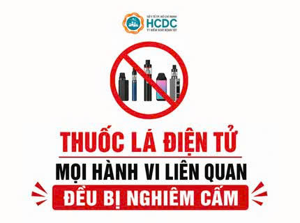 Thuốc lá điện tử: Mọi hành vi liên quan đều bị nghiêm cấm
