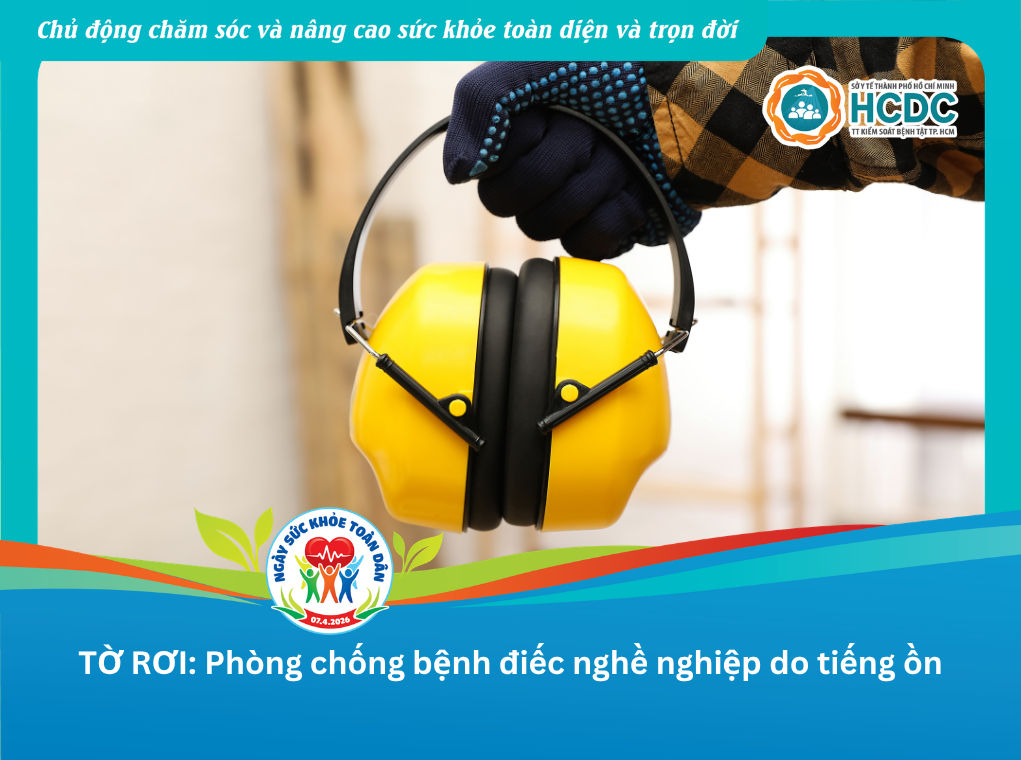 Tờ rơi: Phòng chống bệnh điếc nghề nghiệp do tiếng ồn