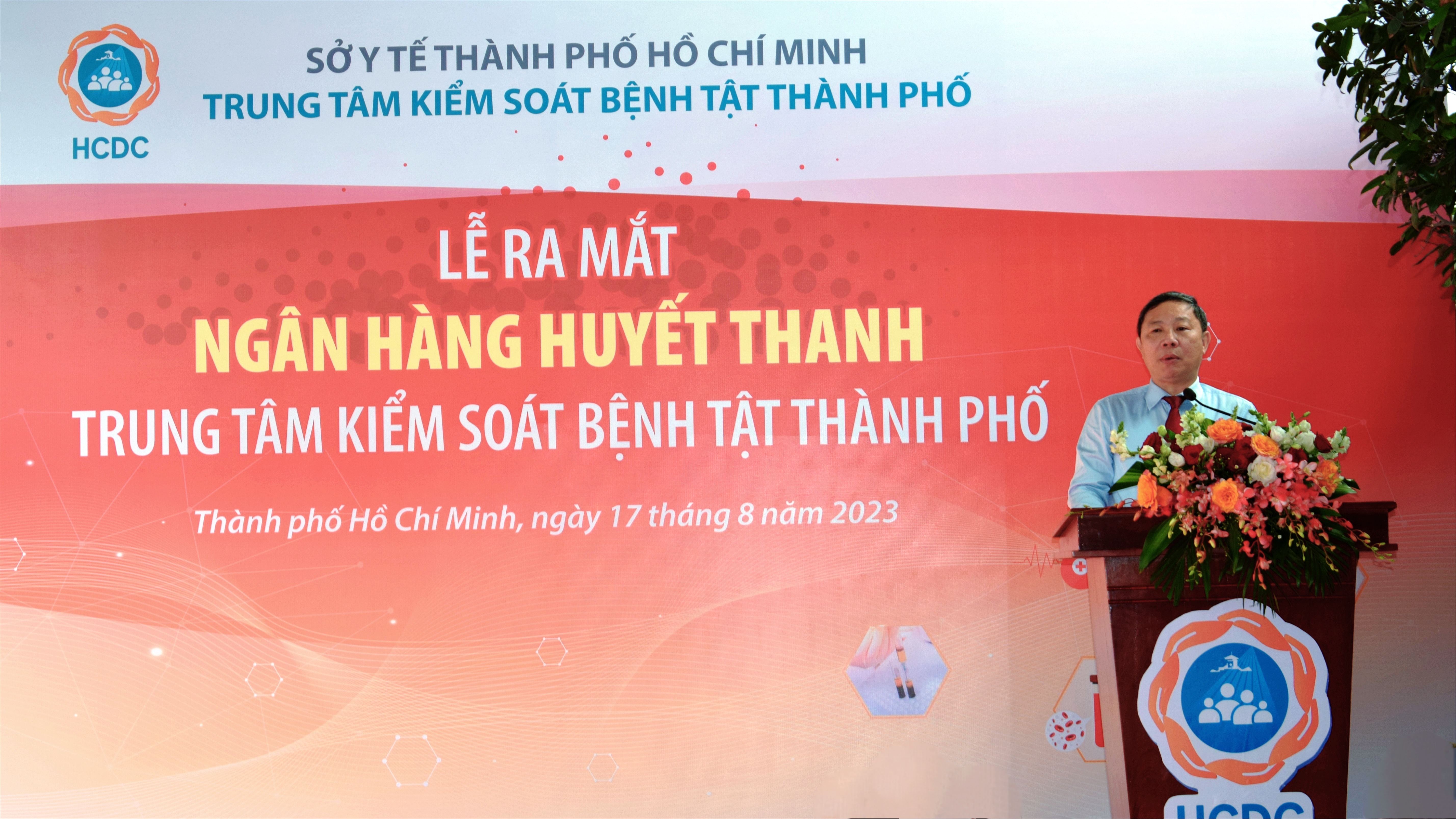 TP.HCM: Lễ ra mắt Ngân hàng huyết thanh Trung tâm Kiểm soát bệnh tật Thành phố